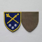 Шеврон Командування Сухопутних Військ ЗСУ на липучці 7х8 см