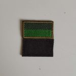 Нашивка Прапор України на липучці (захисний колір) 4,5х2,5см