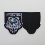 Шеврон "Ukrainian viking" на липучці 7х8см