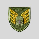 Шеврон 81 Окремої аеромобільної бригади (81 ОАМБр) на липучці (захисний).