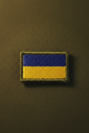Шеврон "Тризуб-прапор" (ПВХ) на липучці