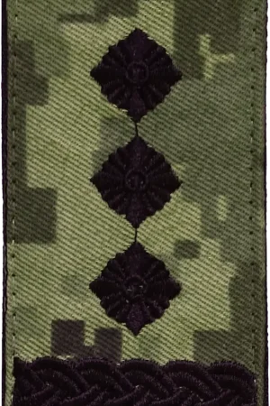Погон Полковник ВСУ на липучці (піксель) 10х5см