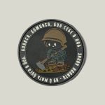 Шеврон "Козак не вмирає" (ПВХ) на липучці